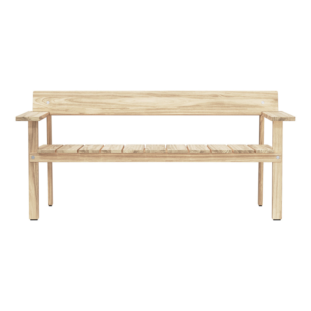 Premium GL101 Timbur Outdoor Bench - Weather-Resistant Solid Wood Garden Bench for Patio, Backyard & Deck - Perfect for Relaxing, Entertaining & Outdoor Decor