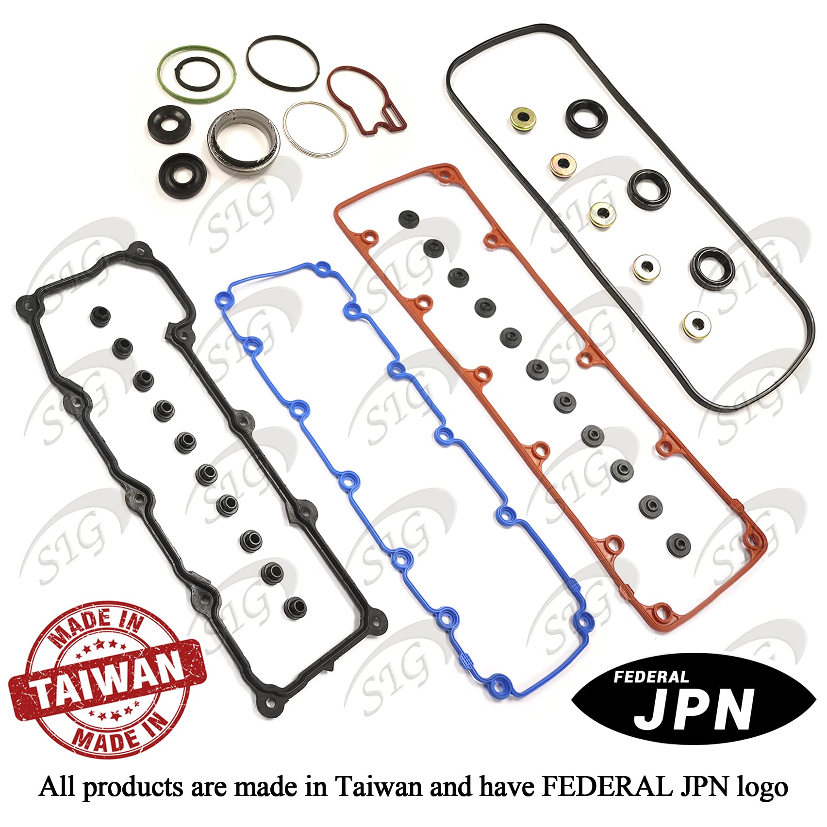 High-Quality Engine Valve Cover Gasket Replacement for Scion xA 2004-2006, xB 2004-2006 | Toyota Echo 2000-2005, Prius 2001-2009, Prius C, Yaris with 1.5L L4 Engine (Part #VS50624R, EVS50624R) - Perfect for DIY Auto Repair & Engine Maintenance