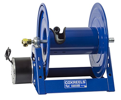 Coxreels 1125-6-35-A Industrial Air Hose Reel with #4 Gast Motor - 1 Inch ID, 35 Foot Capacity, 3000 PSI Rating - Perfect for Automotive Shops, Construction Sites & Factory Air Tool Use