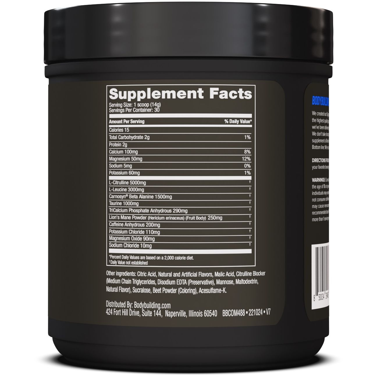 3 Pack Bodybuilding.com Signature Pre Workout Powder - 90 Servings Total for Energy, Focus & Performance - Perfect for Gym, Fitness & Intense Training Sessions