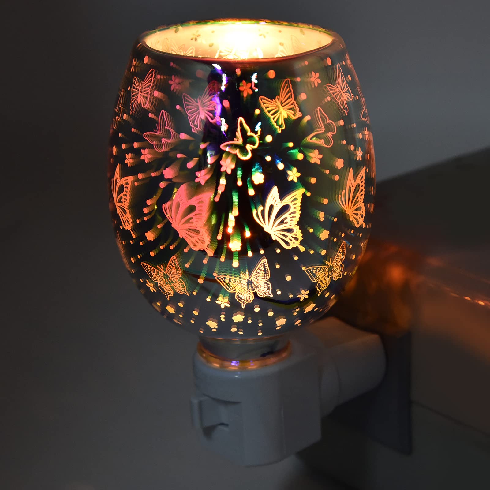 Electric Wax Warmer - Smokeless Candle Melter with Night Light for Bedroom & Living Room | US Plug 120V | Perfect for Aromatherapy, Home Decor & Relaxation