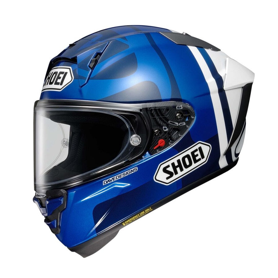 Shoei X Fifteen Marquez 73 V2 Motorcycle Helmet - Lightweight Full Face Racing Helmet for Men & Women - High-Performance DOT & ECE Certified - Perfect for Track Racing & Street Riding