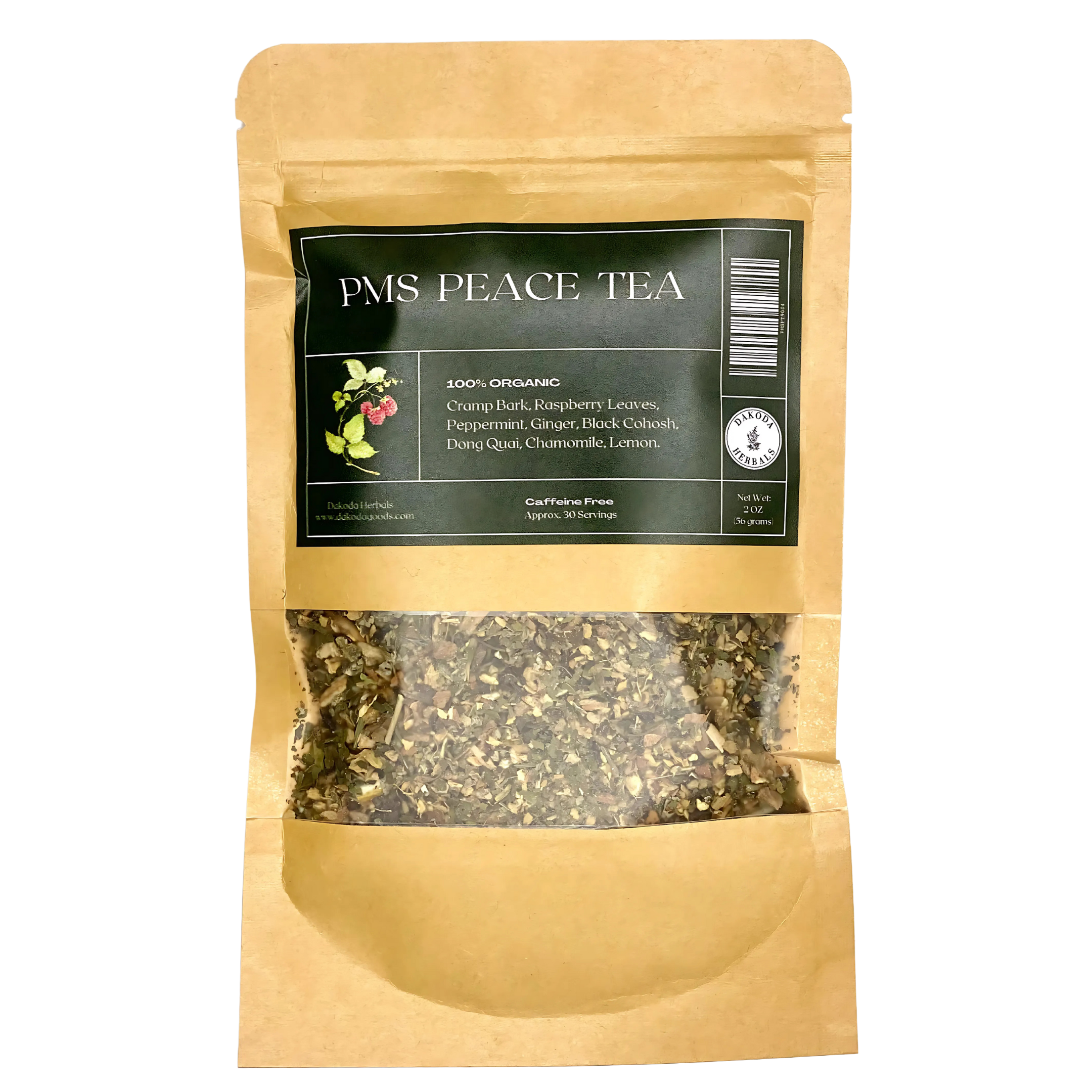 Organic PMS Peace Tea Blend - Herbal Relief for Menstrual Cramps, Hormonal Balance & Wellness | Natural Remedy for Period Pain & Stress Relief | Perfect for Relaxation & Self-Care During Your Cycle