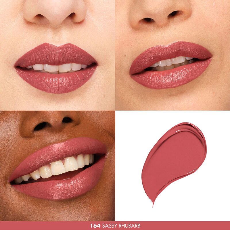 164 Sassy Rhubarb Rouge Artist For Ever - Long Lasting Matte Lipstick for Women, Vegan & Cruelty-Free Makeup - Perfect for Date Night, Parties & Special Occasions