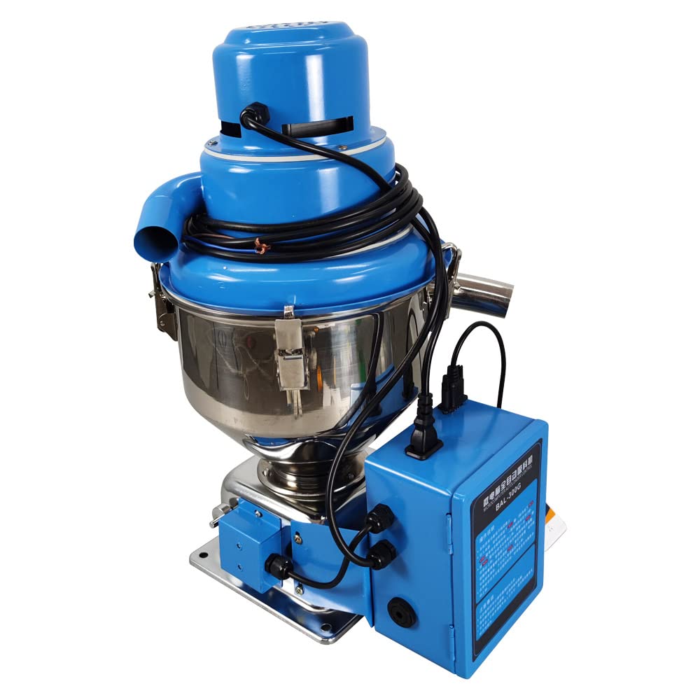 INTBUYING Auto Suction Vacuum Feeding Machine for Plastic Materials - 220V 1PH Automatic Vacuum Loader & Feeder Auxiliary Equipment | Ideal for Plastic Injection Molding & Manufacturing