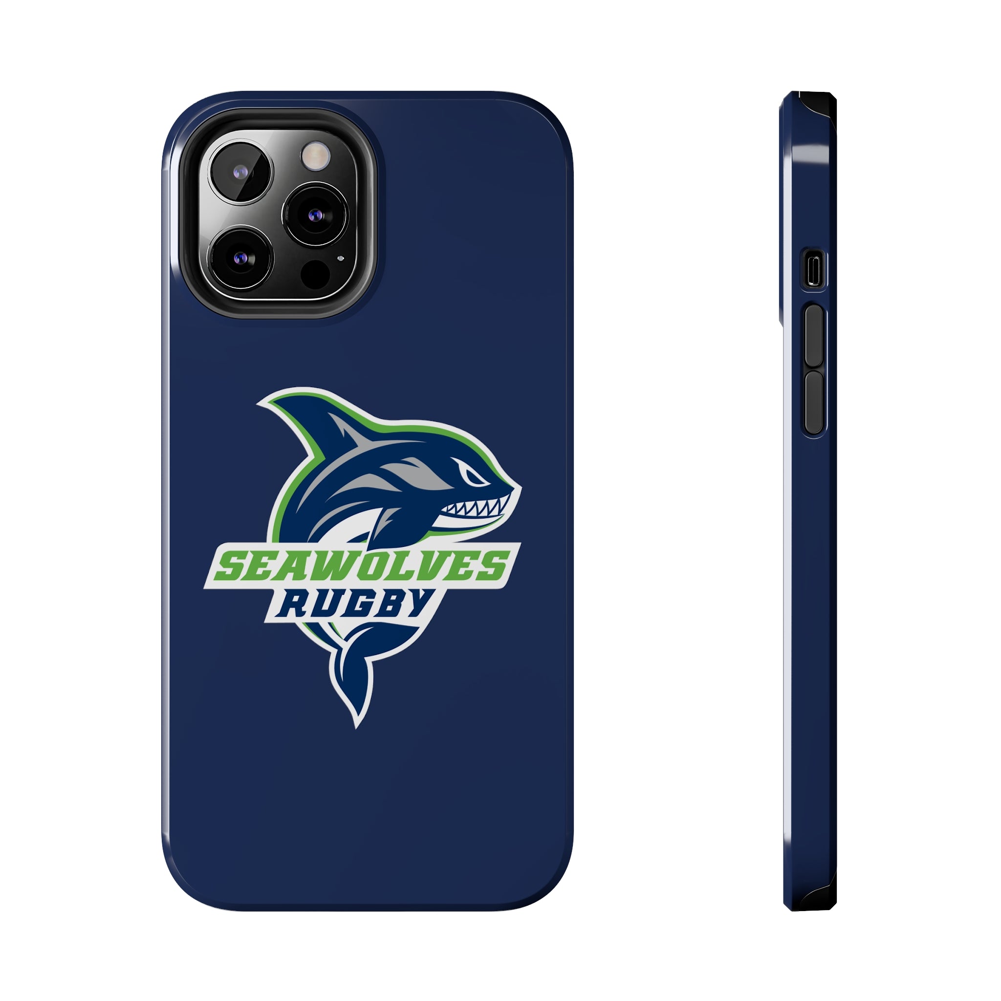 Seawolves Navy Rugged Phone Case - Shockproof & Durable Protection for iPhone & Samsung - Perfect for Outdoor Adventures, Work & Daily Use