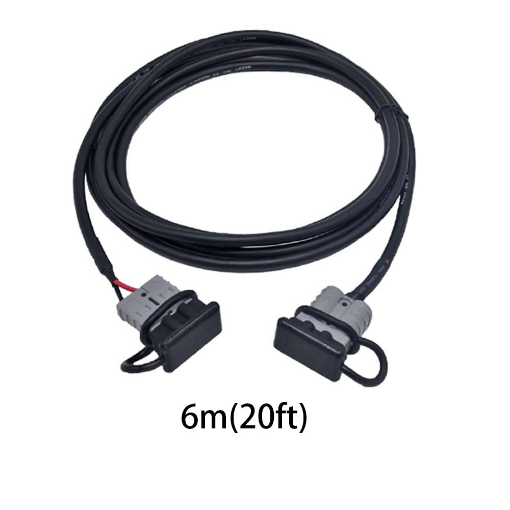 Acopower 12AWG 20ft Solar Extension Cable with Anderson Connectors - Compatible with Solar Suitcases & Foldable Panels - Perfect for RV, Camping & Off-Grid Power Systems