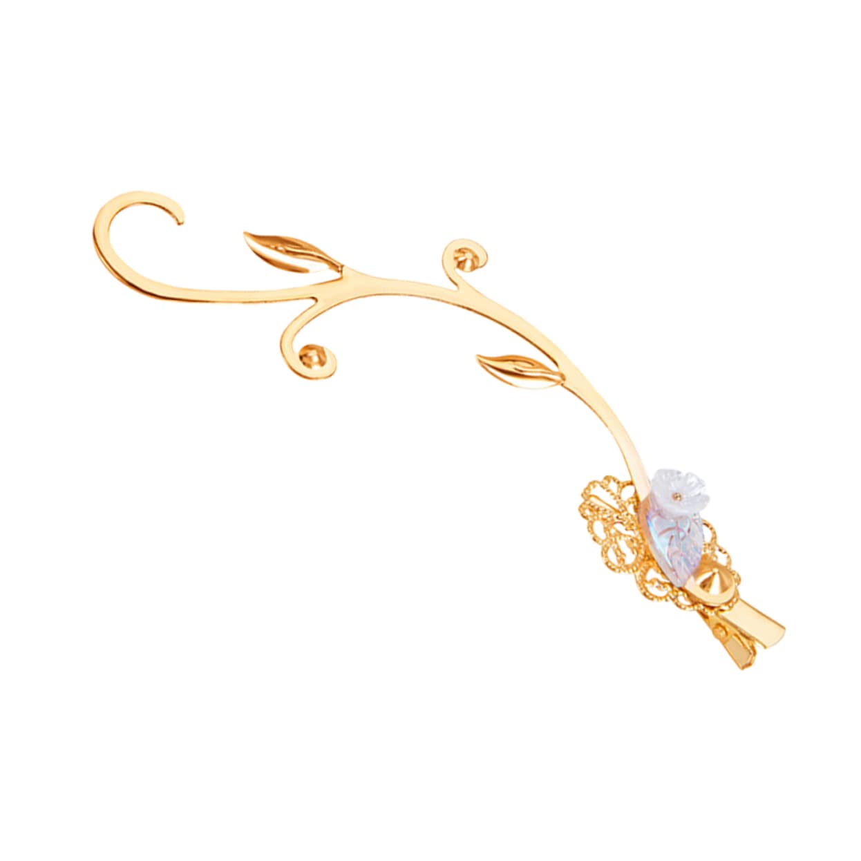 Beavorty 1 Pair Women's Hair Clips - Elegant Metal Leaf Branch Hairpins for Wedding, French Updo & Hanfu Styling | Perfect Bridal Hair Accessories & Vintage Hair Barrettes for Special Occasions