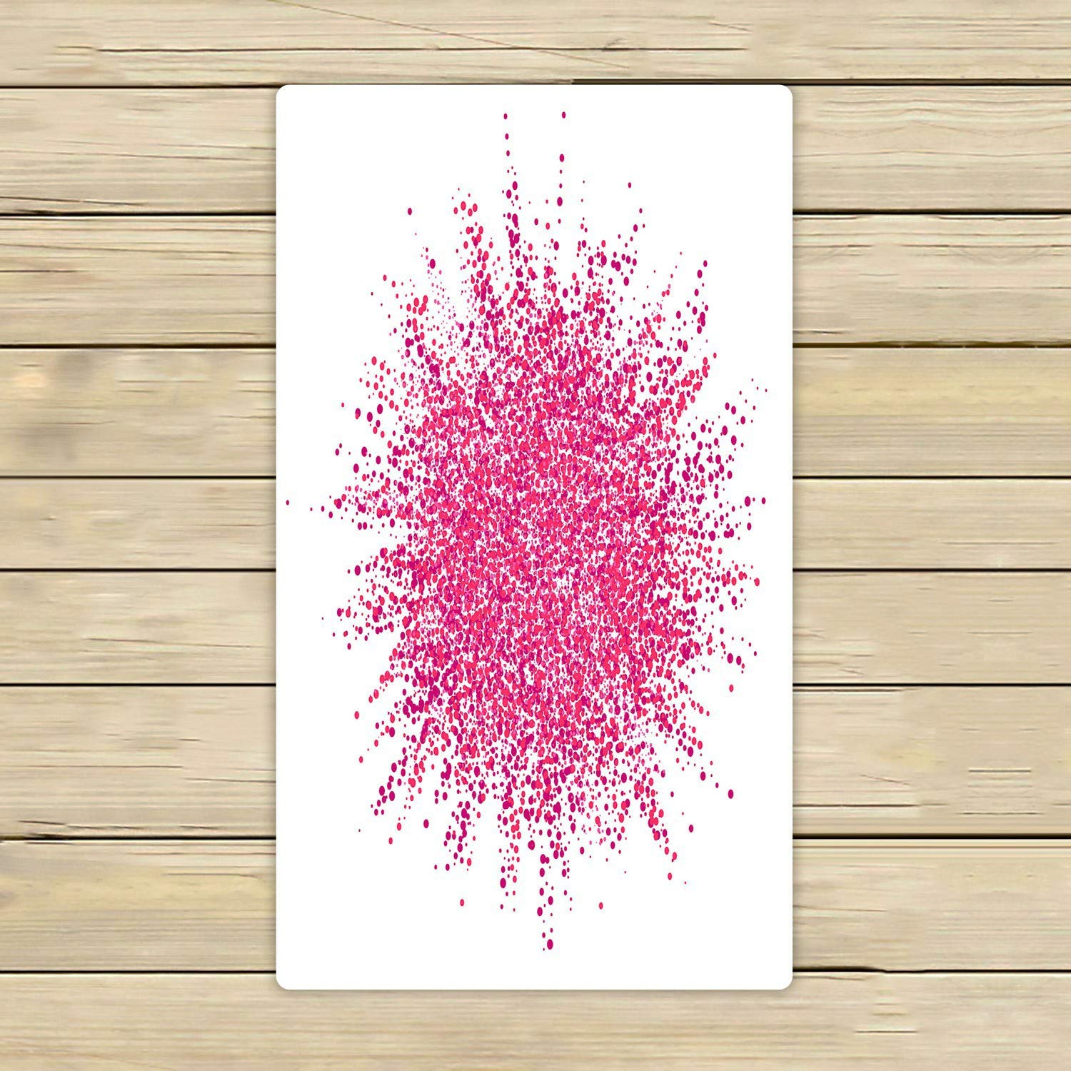 ECZJNT Abstract Pink Magenta Dust Cloud Explosion Beach Towel - 16x28 Inch Ultra Soft Bath & Shower Towel for Home, Pool, Travel - Perfect for Beach, Yoga, Picnic & Outdoor Activities