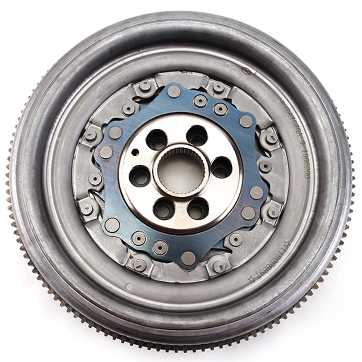 02E DQ250 6 Speed Transmission Clutch Flywheel 6 Hole 129 Teeth - Compatible with VW Audi A3 A4 A5 A6 TT Q3 Q5 (Fits 2008-2016 Models) - Perfect for Transmission Repair & Performance Upgrades