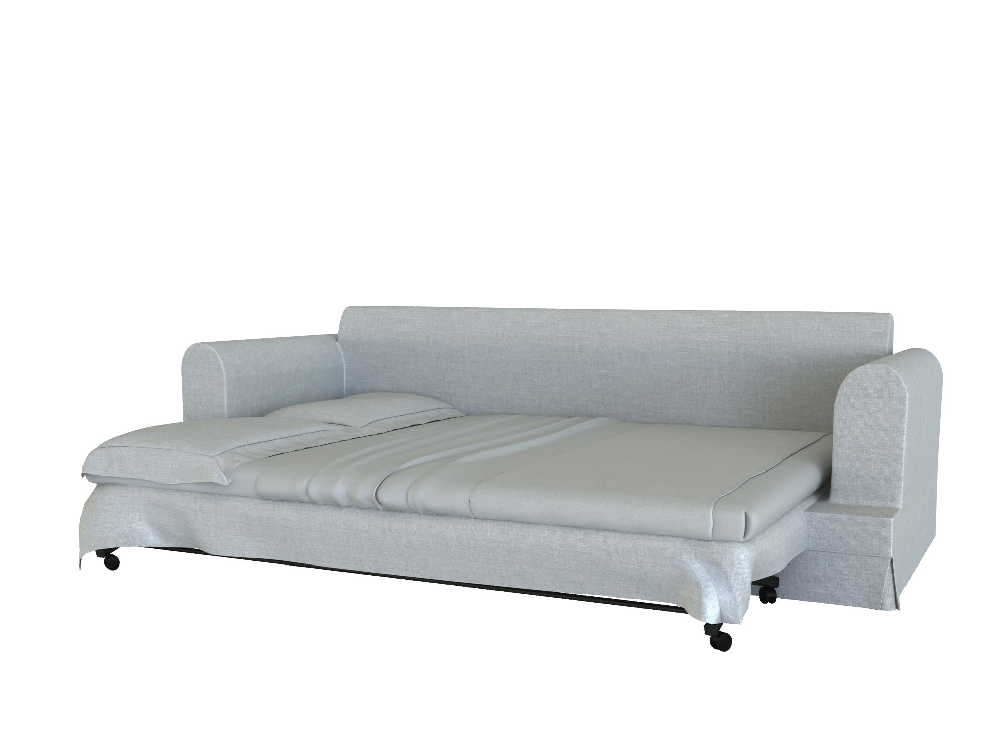 Ekeskog 3-Seater Sofa Bed Cover - Stretchable Sleeper Protector for Couches & Futons - Perfect for Pets, Kids & Spills (Living Room, Dorm, Guest Room)