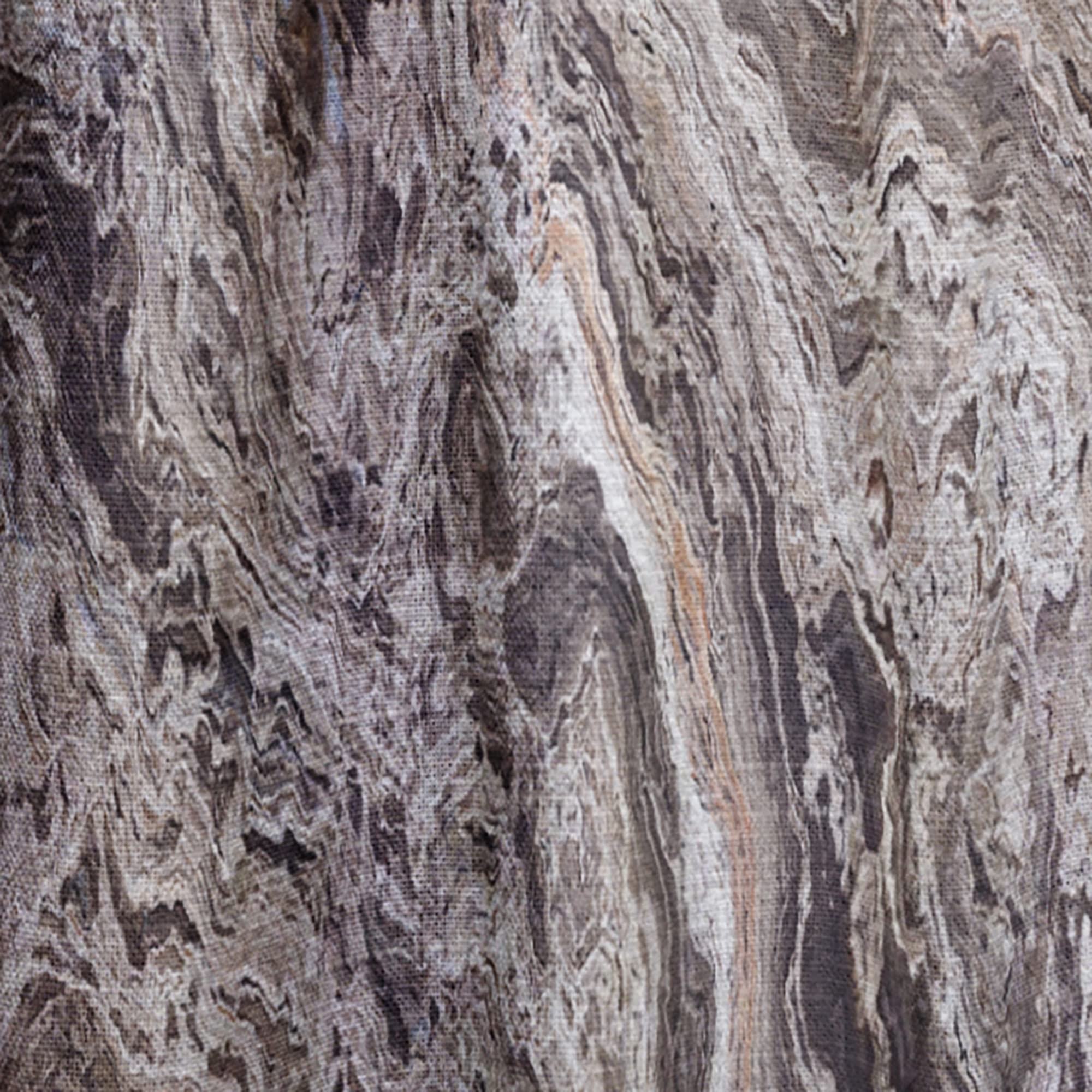 DesignQ Onyx Travertine Tile Thermal Insulated Curtains - Single Panel 52x90 Inches - Blackout Drapes for Bedroom & Living Room - Perfect for Home Decor, Privacy & Energy Efficiency