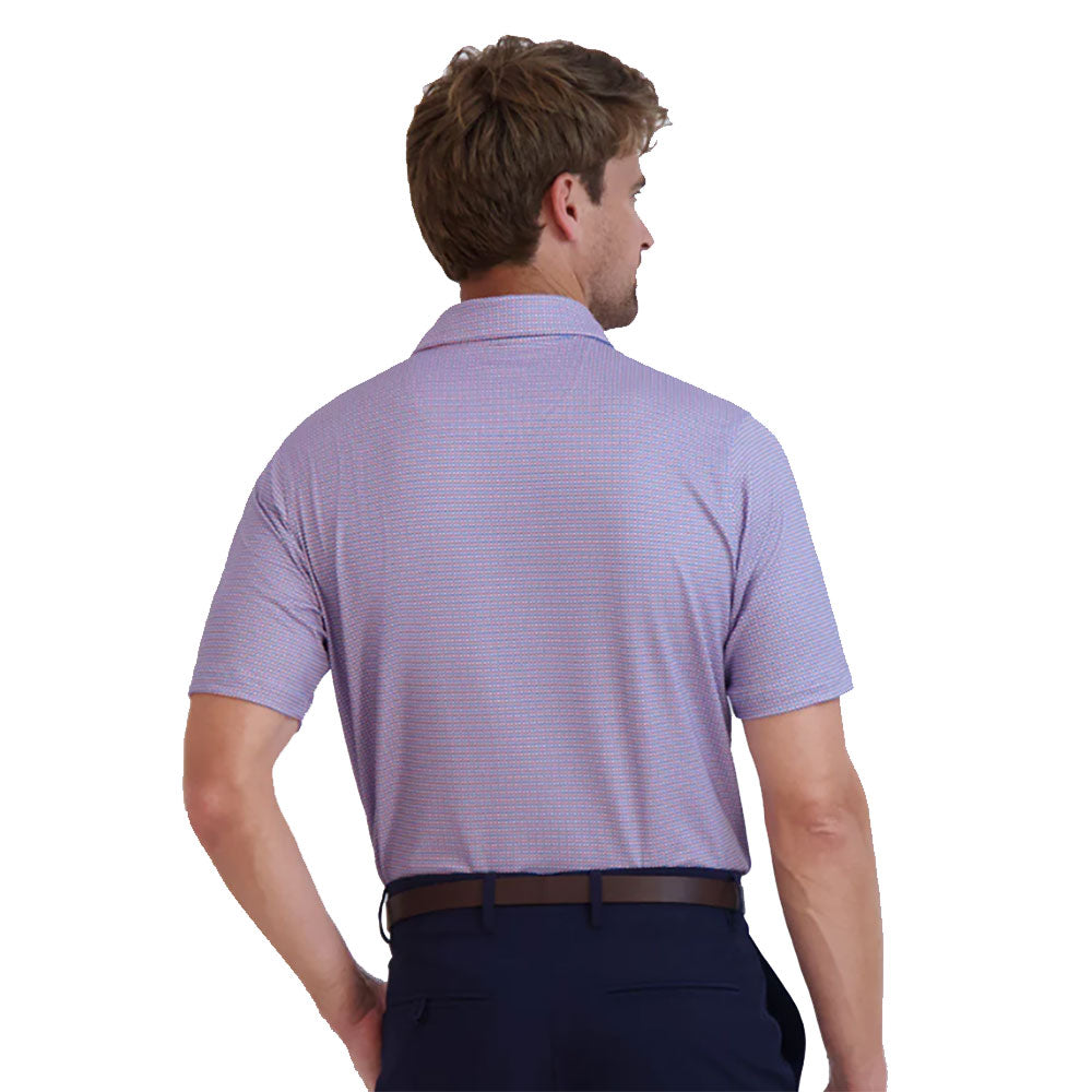 Fairway & Greene Granaway Check Men's Golf Polo Shirt - Breathable & Stylish for Golf, Casual Wear & Outdoor Activities