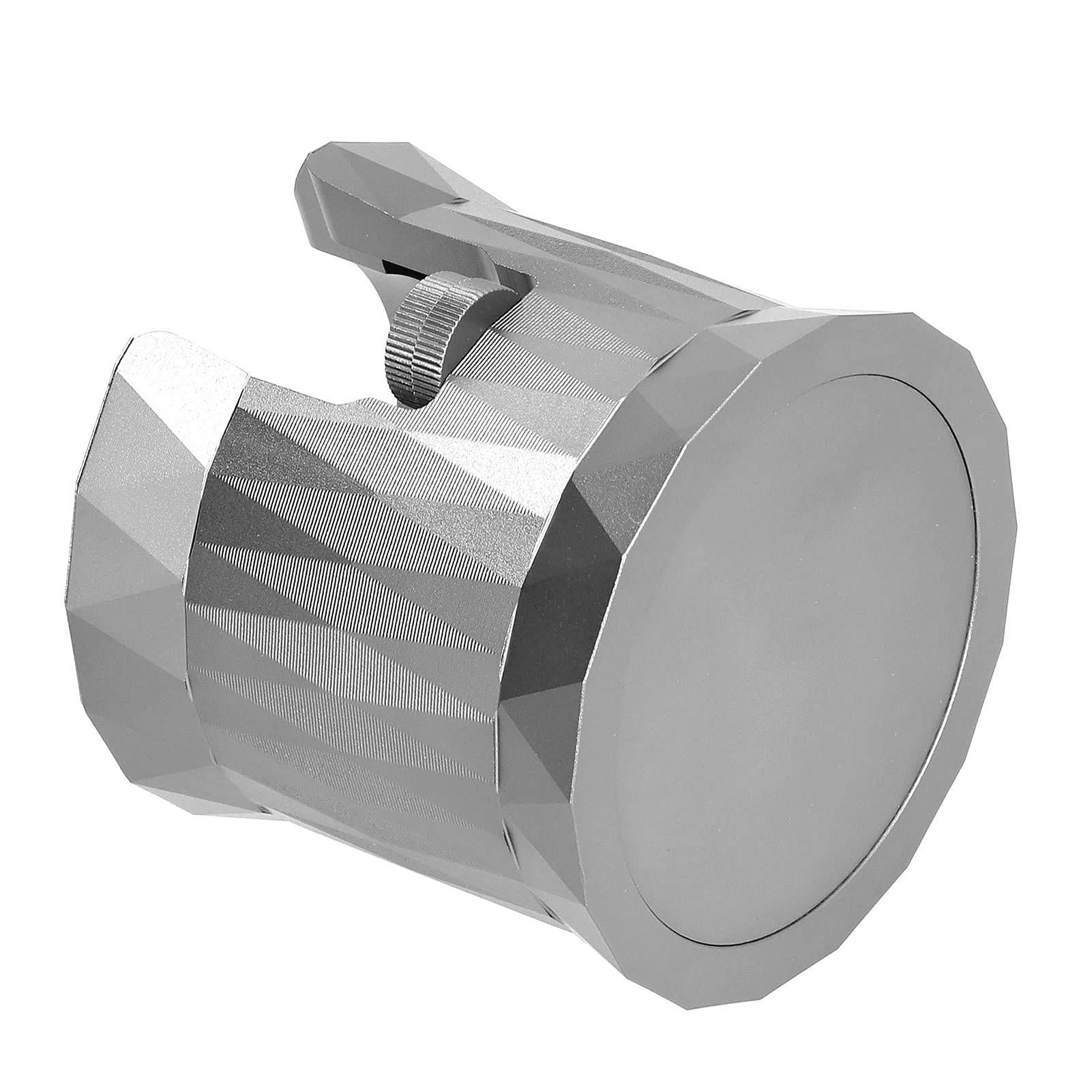 Premium Aluminum Alloy Coffee Tamper Holder - Wide Slot Portafilter Stand for Espresso Tamping | Durable Matte Gray Design for Home Baristas, Cafes & Coffee Shops | Perfect for Espresso Machines & Professional Brewing Stations