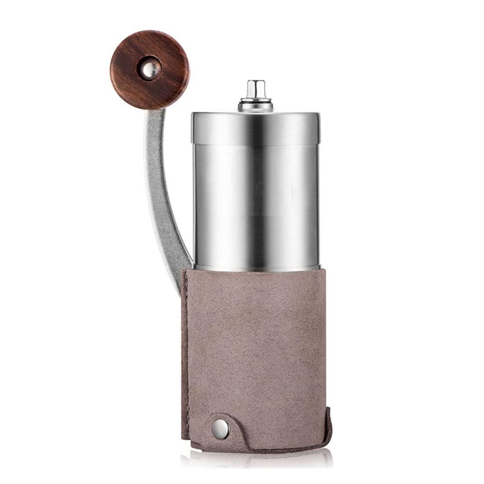 Premium Stainless Steel Manual Coffee Grinder - Hand Crank Burr Mill for Fresh Ground Coffee Beans, Portable Mini Coffee Maker for Home, Office, Camping & Travel (Color: 02) - Perfect Coffee Gift Set for Baristas & Coffee Lovers