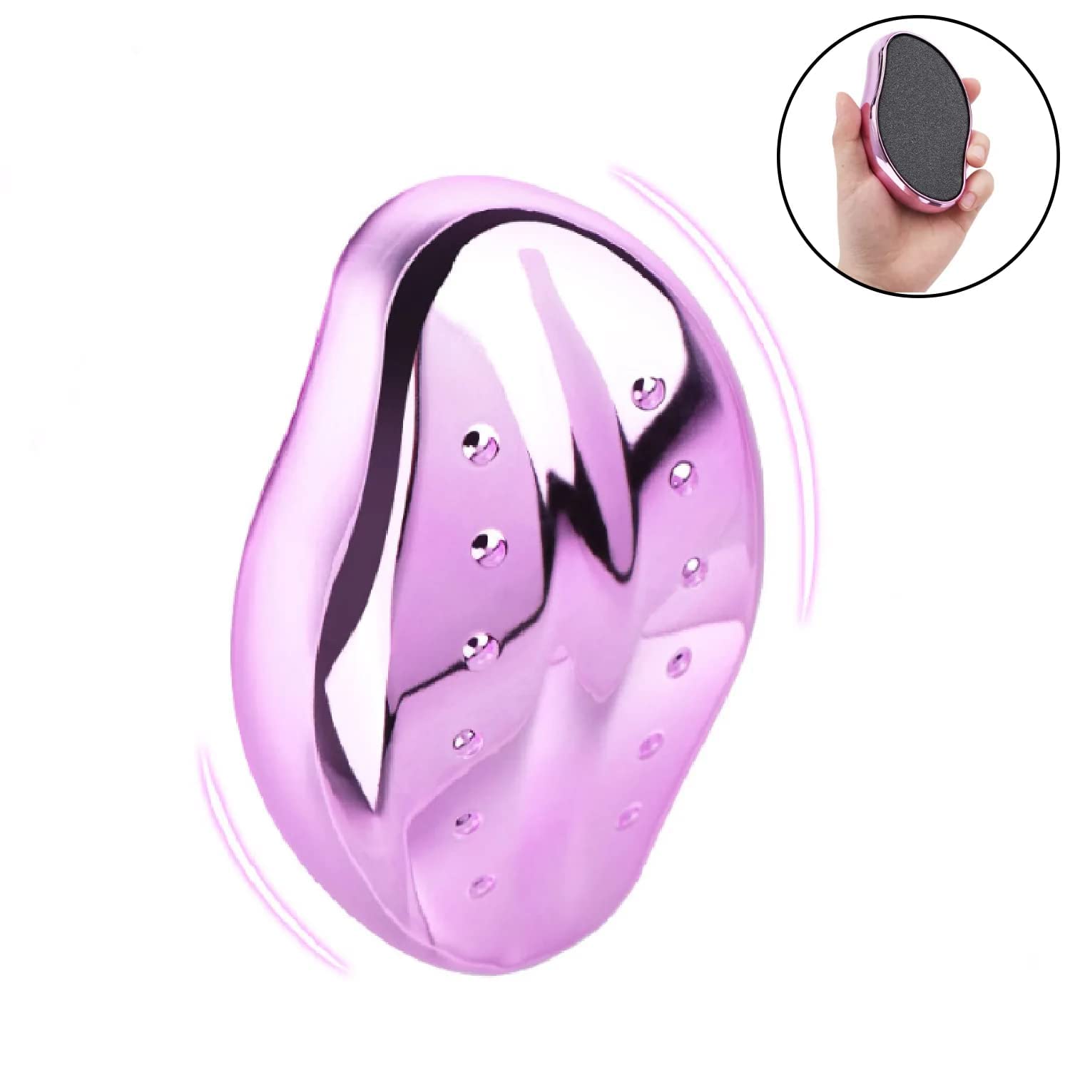 Niralasa Nano Glass Foot Grinding Stone - Exfoliating Callus Remover for Cracked Heels & Dead Skin | Perfect for Pedicures & At-Home Foot Care