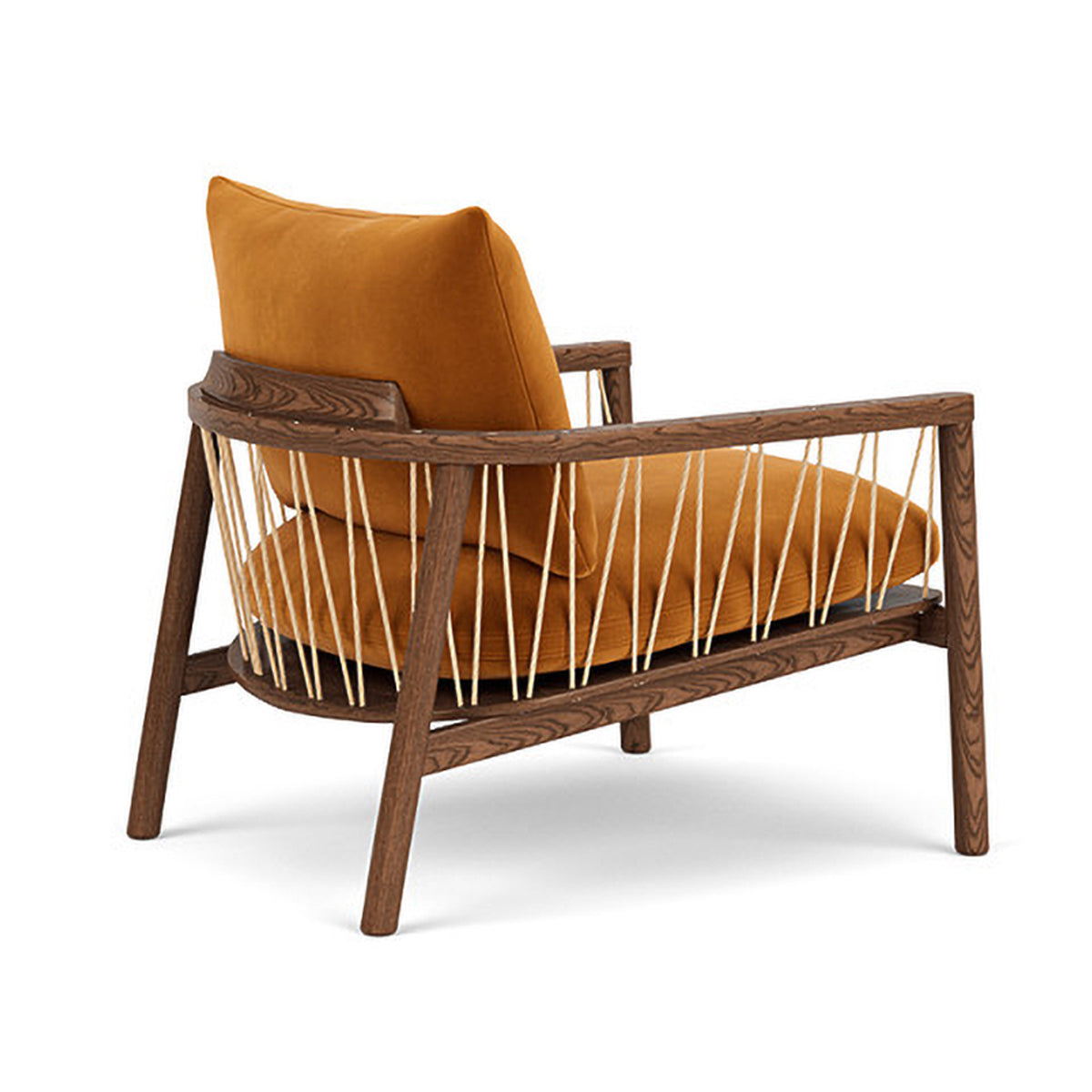 Luxury Enzo Velvet Armchair - Modern Accent Chair for Living Room, Bedroom & Office - Soft Upholstered Lounge Chair with Solid Wood Legs - Perfect for Home Decor, Reading Nook & Relaxation