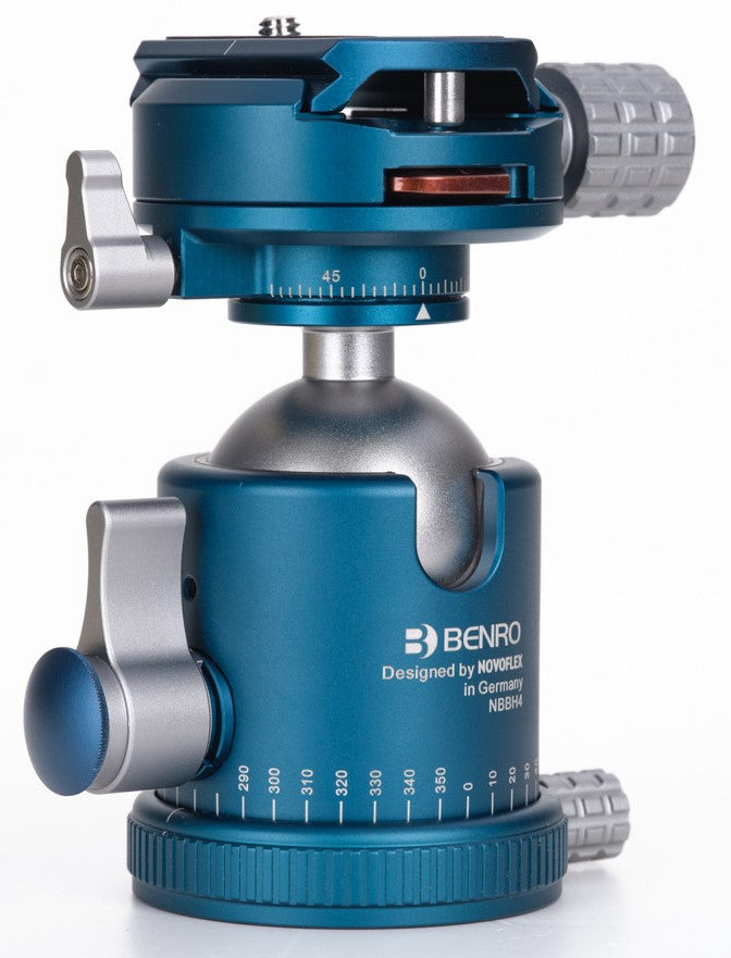 Benro NOVOFLEX NBBH Series 4 Ball Head - Professional Camera Tripod Ball Head for DSLR & Mirrorless Cameras - Perfect for Photography, Videography & Travel Shooting