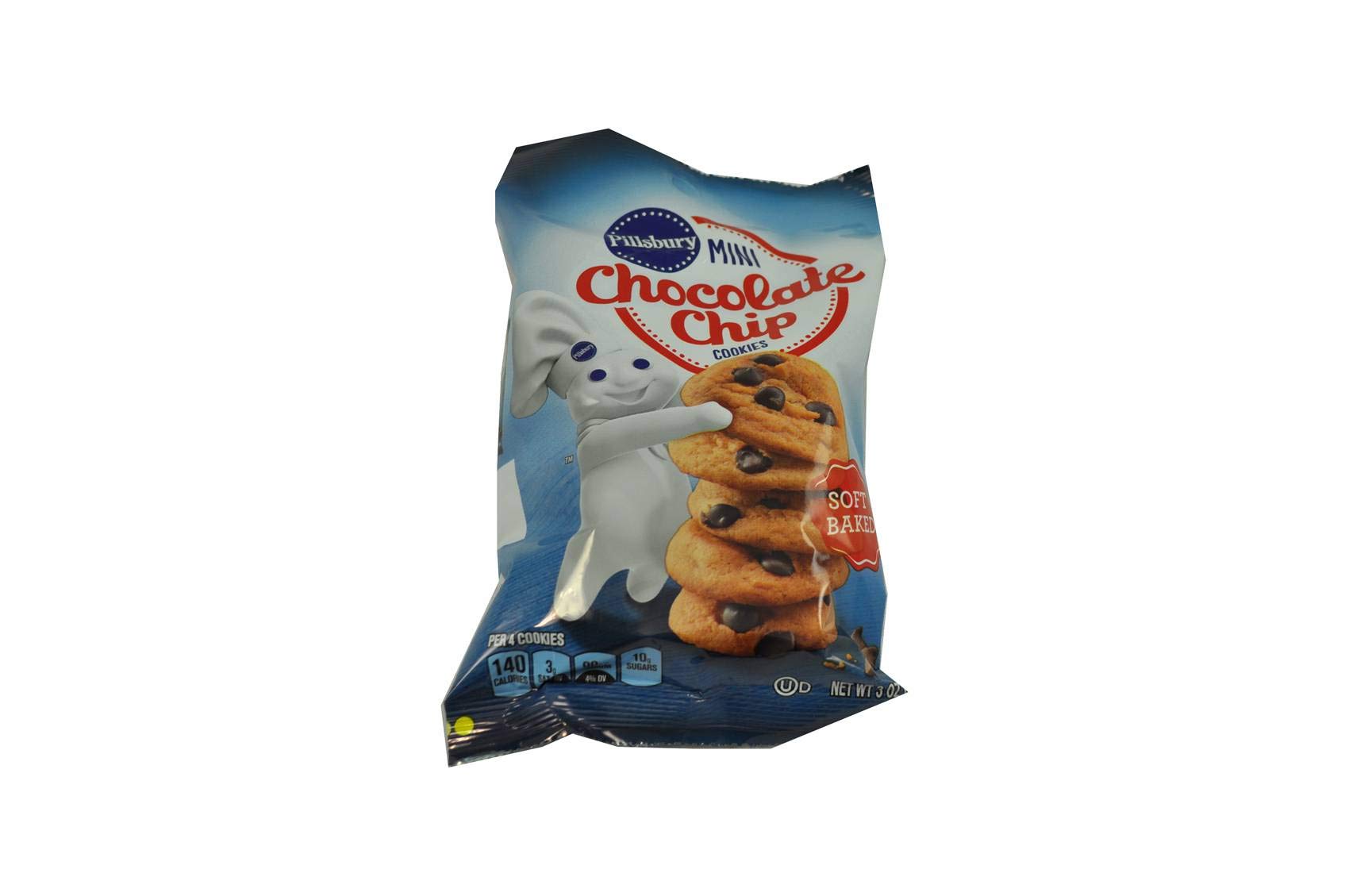 Pillsbury Soft Baked Mini Chocolate Chip Cookies, 18 Ounce (Pack of 9) - Delicious Snacks for School Lunches, Office Treats & Family Gatherings