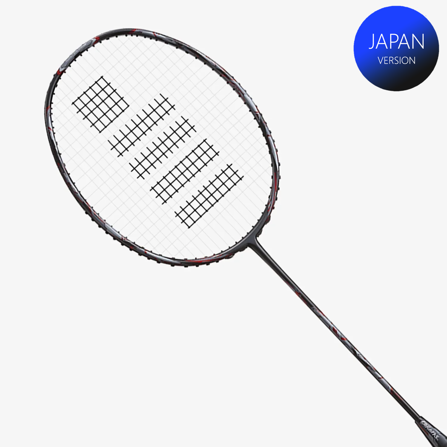 Gosen Gravitas 8.5 SX Badminton Racket - High Performance Carbon Fiber Shuttlecock Racket (Black/Red) for Professional & Recreational Players - Perfect for Tournaments & Casual Play