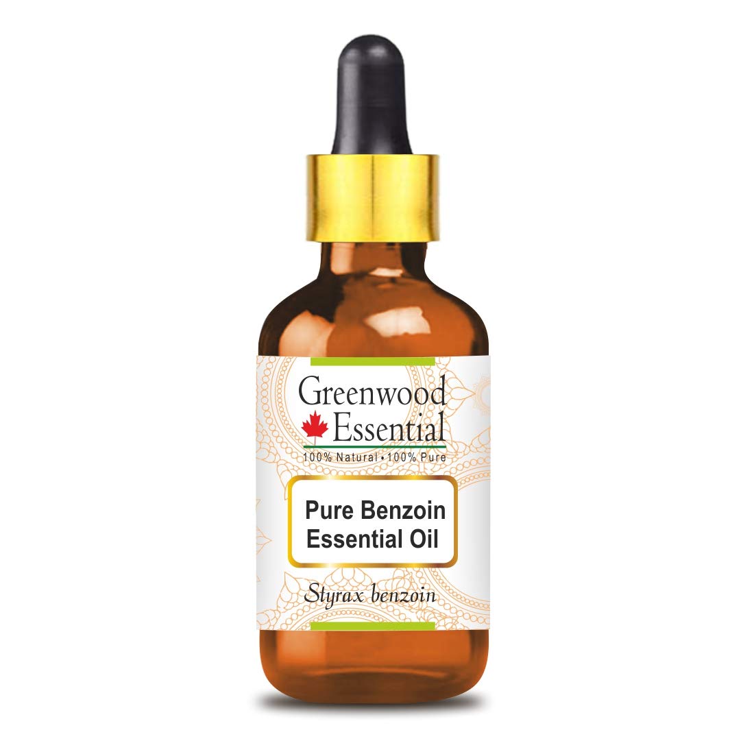 Pure Benzoin Essential Oil (Styrax benzoin) 15ml - Steam Distilled, Therapeutic Grade with Glass Dropper - for Aromatherapy, Massage & DIY Skincare