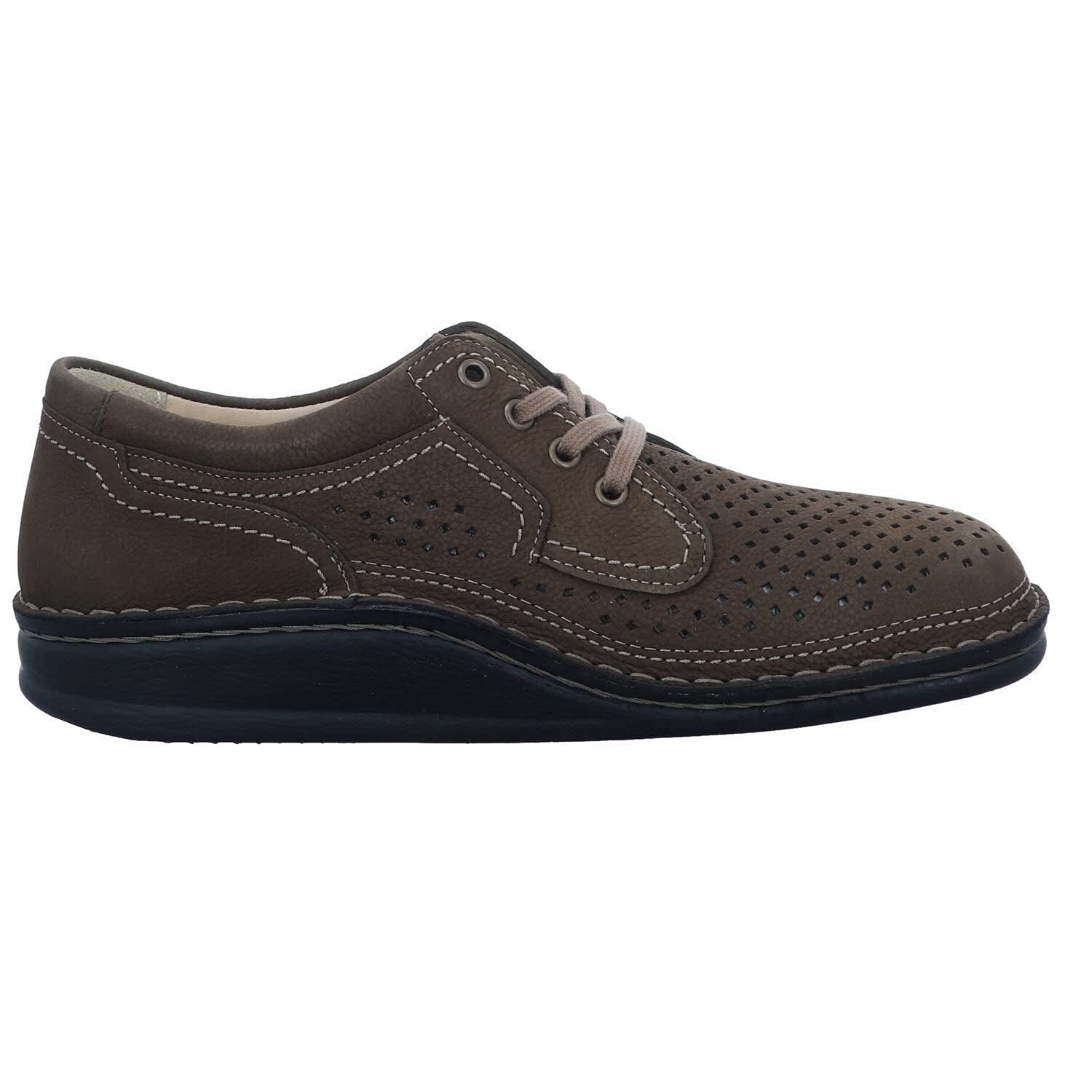 Finn Comfort Men's Baden Comfortable Leather Walking Shoes - Premium Arch Support for All-Day Wear - Ideal for Travel, Work & Casual Outings