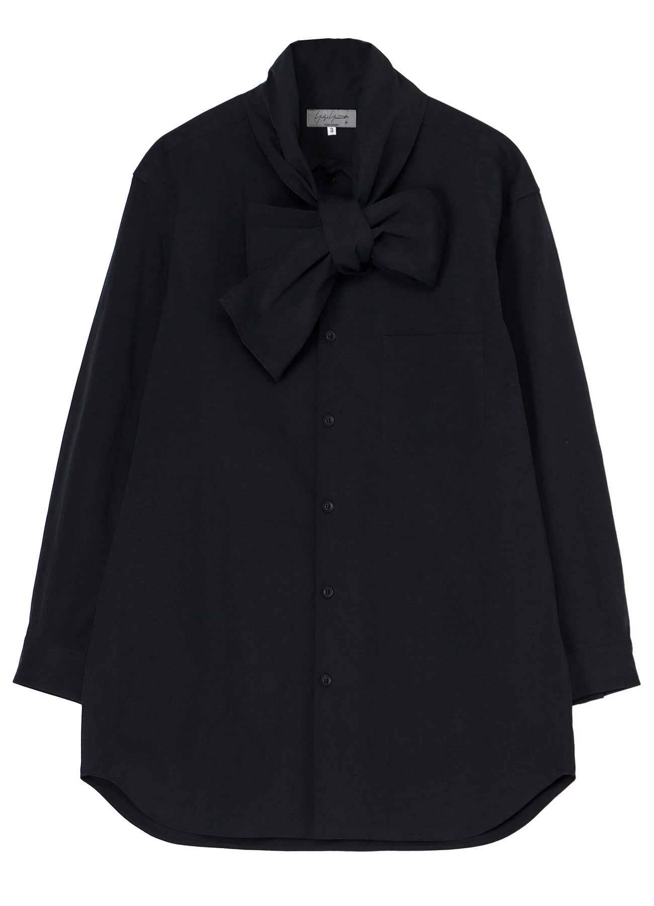 High-Density C/Nylon Oxford Stole Blouse for Women - Elegant Office Wear & Casual Outfits