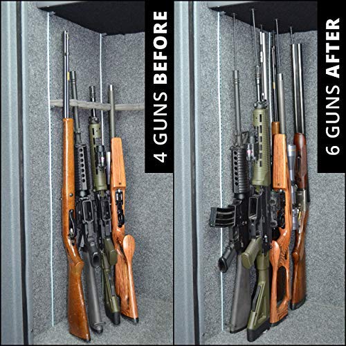 Rifle Rods Gun Organizer Kit - Store More Guns Safely for Easy Access | Home & Range Use