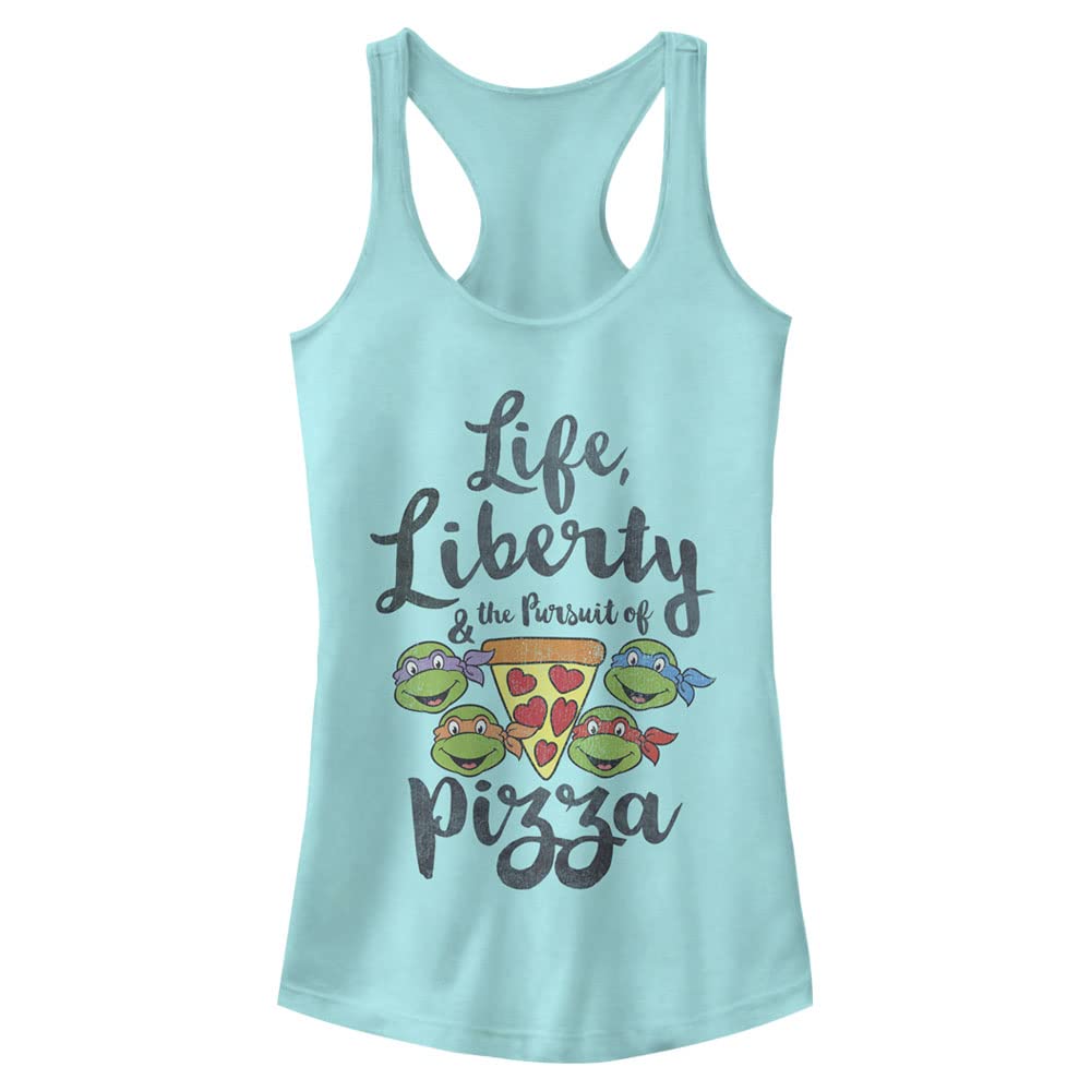 Nickelodeon Teenage Mutant Ninja Turtles Women's Racerback Tank Top - TMNT Graphic Muscle Tee for Workouts, Cosplay & Casual Wear