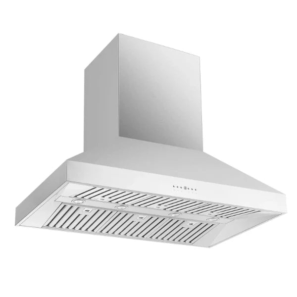 48 Inch 1200 CFM Stainless Steel Island Range Hood - Powerful Kitchen Ventilation for Open Concept Homes & Large Cooking Spaces