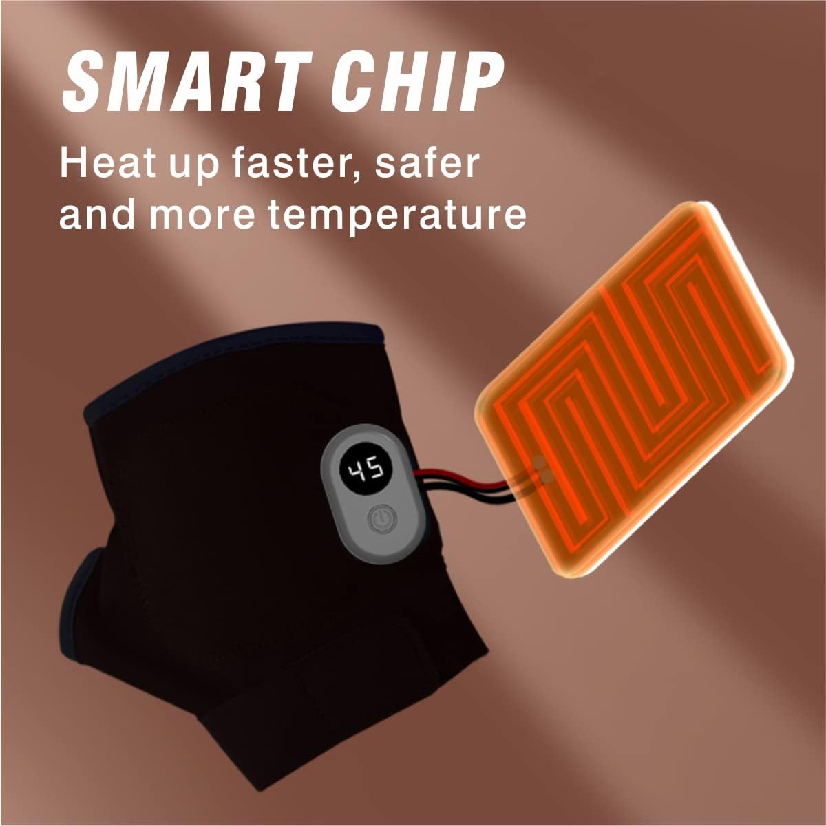 Electric Fingerless Heating Gloves for Writing - Rechargeable Hand Warmers for Students & Office Workers - Perfect for Indoor & Outdoor Use in Cold Weather, Typing, Studying, and Winter Activities