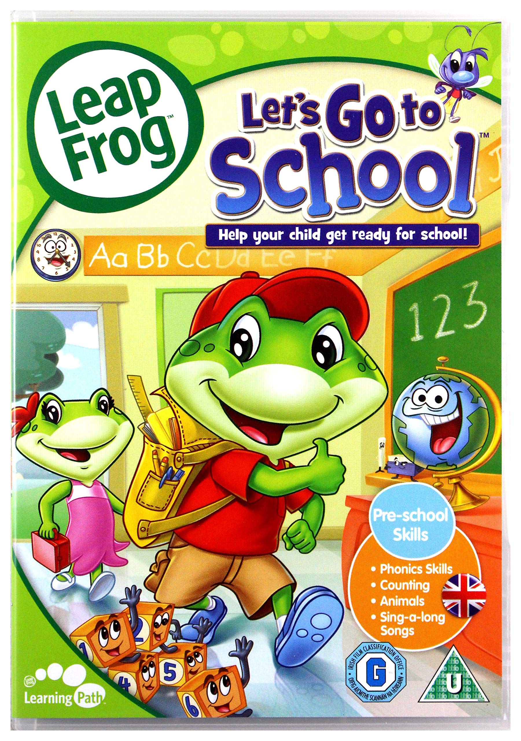 Leapfrog Let's Go To School Educational DVD for Kids - Fun Learning Activities & School Readiness for Preschoolers - Perfect for Home & Classroom Use