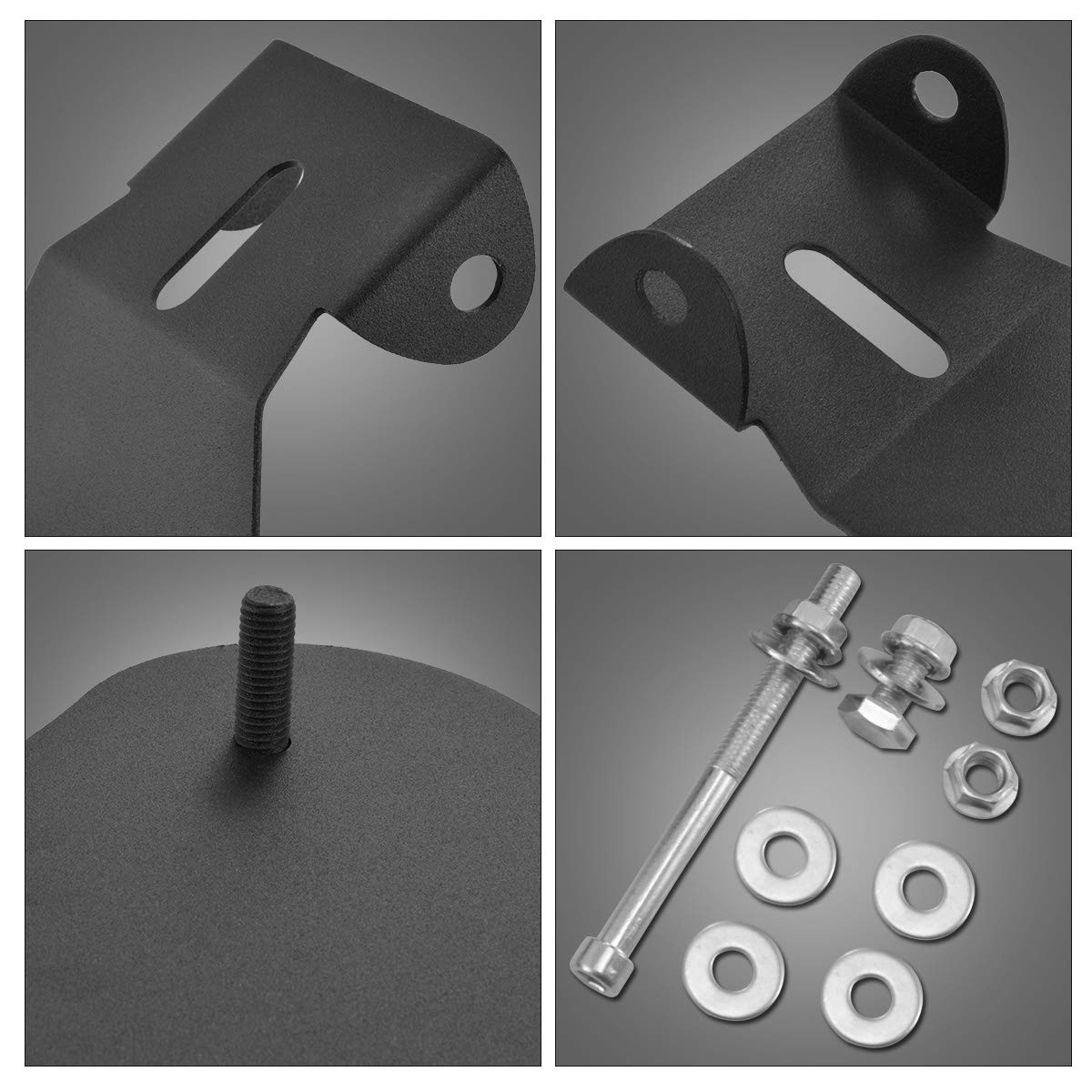 Heavy Duty Steel Motorcycle Solo Seat Baseplate for Harley Sportster 883 & 1200 - Black Spring Kit Included - Perfect for Chopper & Bobber Custom Builds