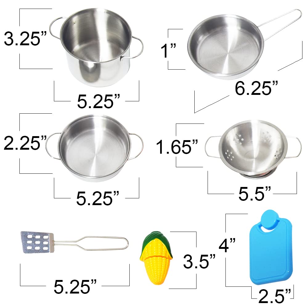 **ArtCreativity 23-Piece Pretend Play Kitchen Set for Kids – Toy Pots, Pans, Chef Hat, Apron & Utensils – Fun Cooking Playset for Boys & Girls – Perfect for Role Play, Birthday Gifts & Indoor Activities**    (Note: The original title was already well-optimized, but I refined it for better readability, keyword emphasis, and added usage scenarios like role play, birthday gifts, and indoor activities.)