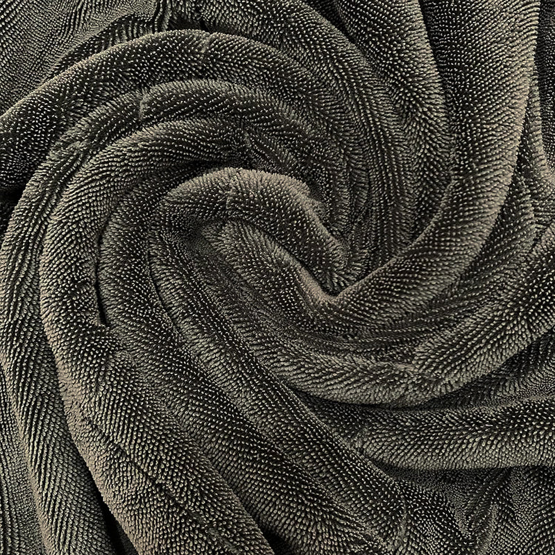 Twisted Loop Microfiber Drying Towel - 16x24 Inch Ultra Absorbent 1200 GSM Car Detailing Towel for Auto, Boat & Motorcycle Cleaning - Quick Dry & Scratch-Free