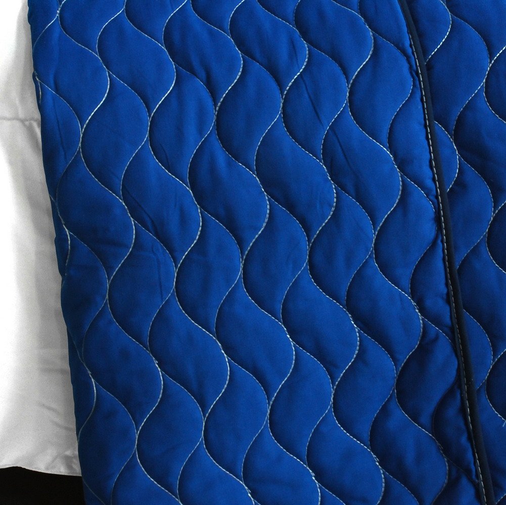 Eternity Vermicelli-Quilted Patchwork Plaid Quilt Set Full/Queen Size - Soft & Stylish Bedding for Cozy Bedroom Decor