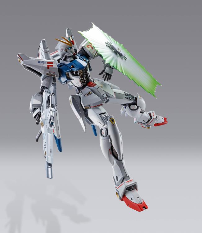 Bandai Metal Build Gundam F91 Formula 91 (Chronicle White Ver.) Exclusive Collectible Action Figure - Perfect for Anime Fans, Model Collectors & Display Showcase