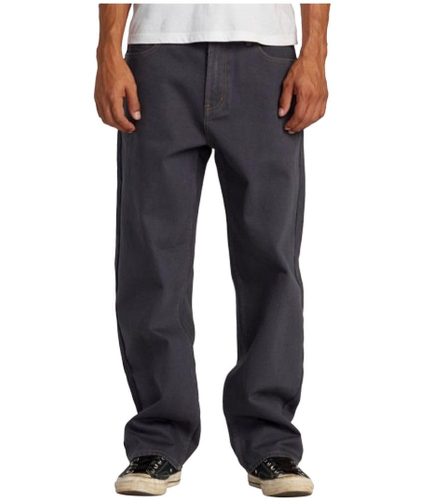 RVCA Men's Relaxed Fit Denim Jeans - Comfortable Stretch Denim Pants for Casual Wear & Outdoor Activities | Perfect for Everyday Use, Travel & Adventure