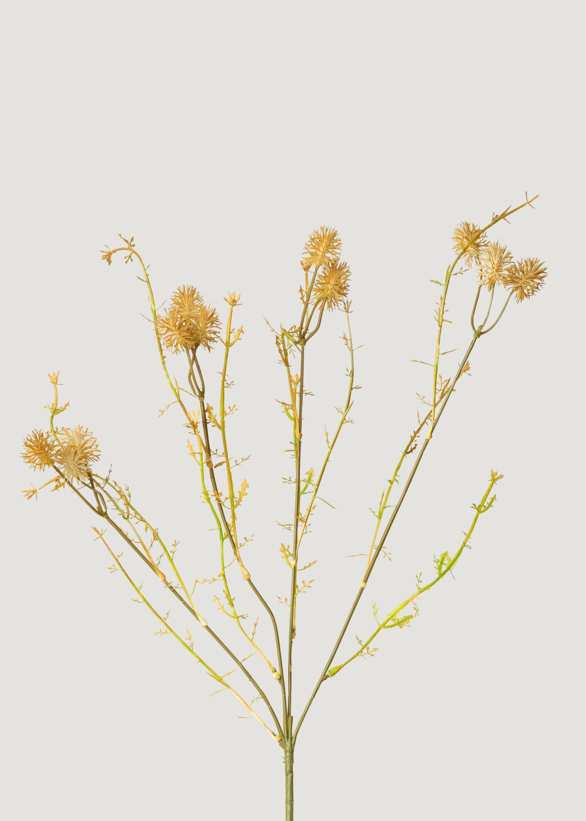 Artificial Wildflower Meadow Pom Pom Branch - 23.5