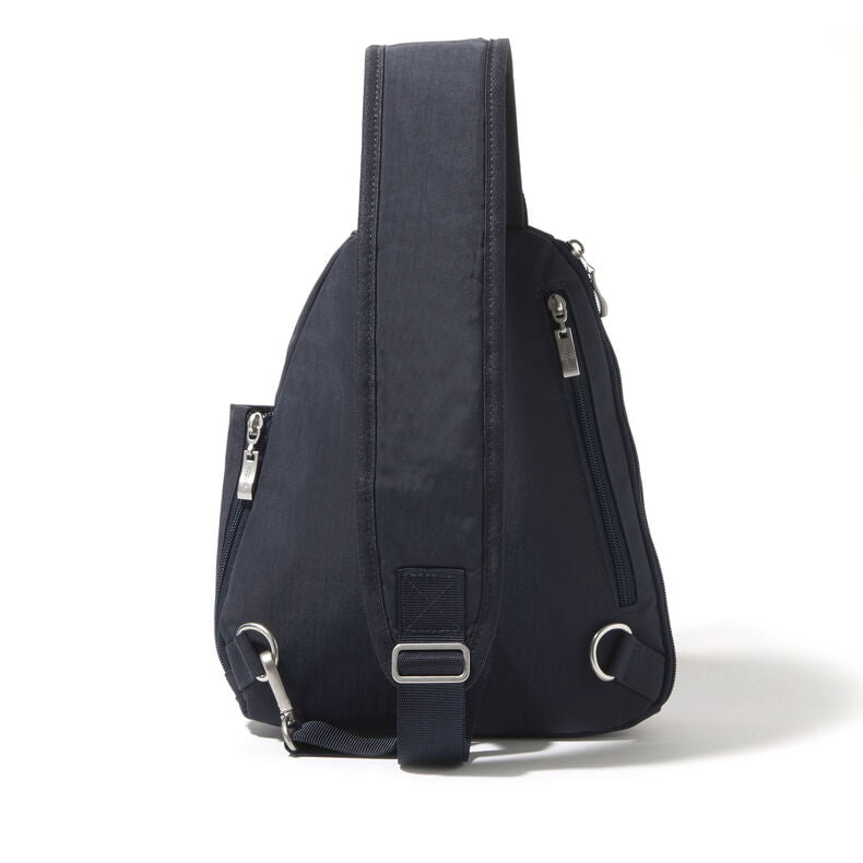 Baggallini Classic Medium Crossbody Sling Bag for Women - Lightweight, Water-Resistant & Hands-Free Everyday Purse - Perfect for Travel, Shopping, and Work Commutes