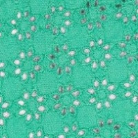 Pilar Peplum Hem Dress - Green Eyelet Floral Summer Dress for Women | Perfect for Beach Vacations, Garden Parties & Date Nights