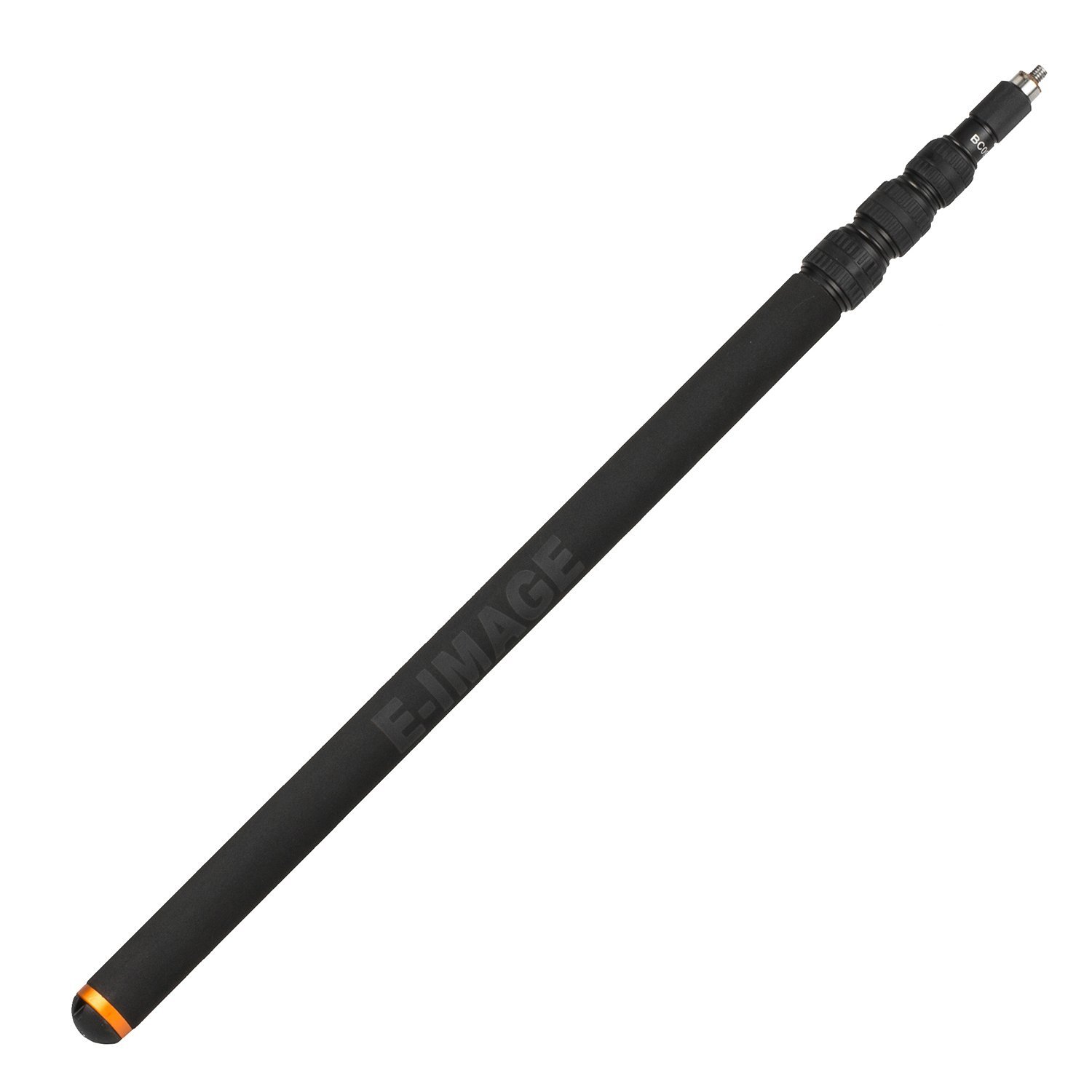 Ikan BC09 4-Section Carbon Fiber Microphone Boom Pole - 8 Foot Telescoping Stand for Professional Audio Recording | Studio, Film, Podcast & Field Use
