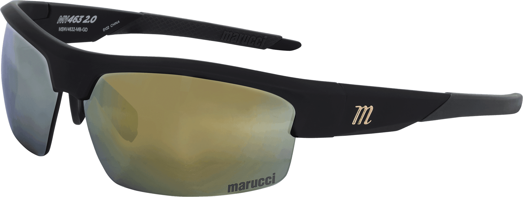 Marucci MV463 2.0 Youth Performance Sunglasses for Baseball & Outdoor Sports - UV Protection, Lightweight & Durable for Kids & Teens