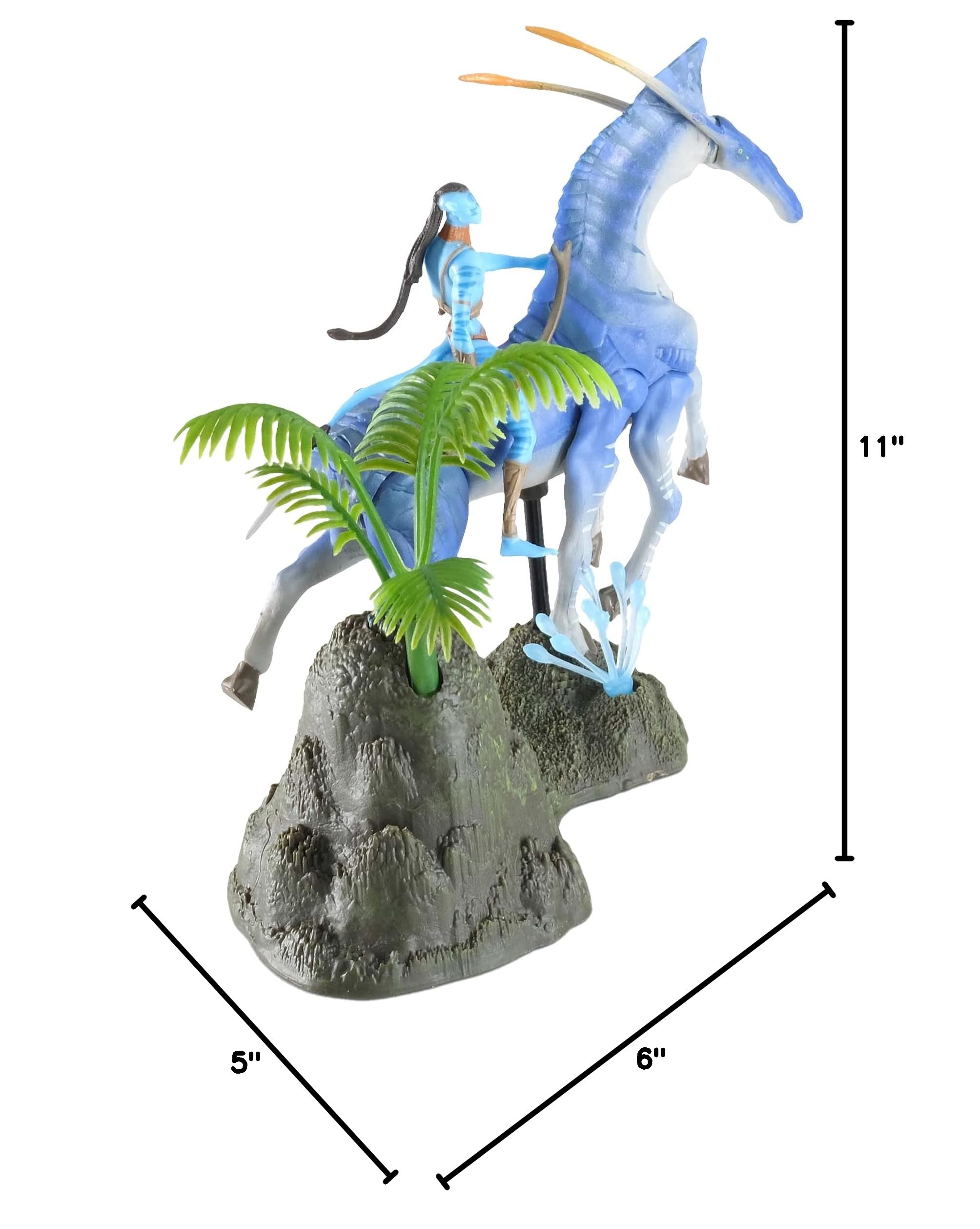 McFarlane Toys Avatar Tsu'tey & Direhorse Action Figure Set - Collectible Movie Character Figures for Fans & Display - Perfect for Home Decor, Gift Giving, and Avatar Collections