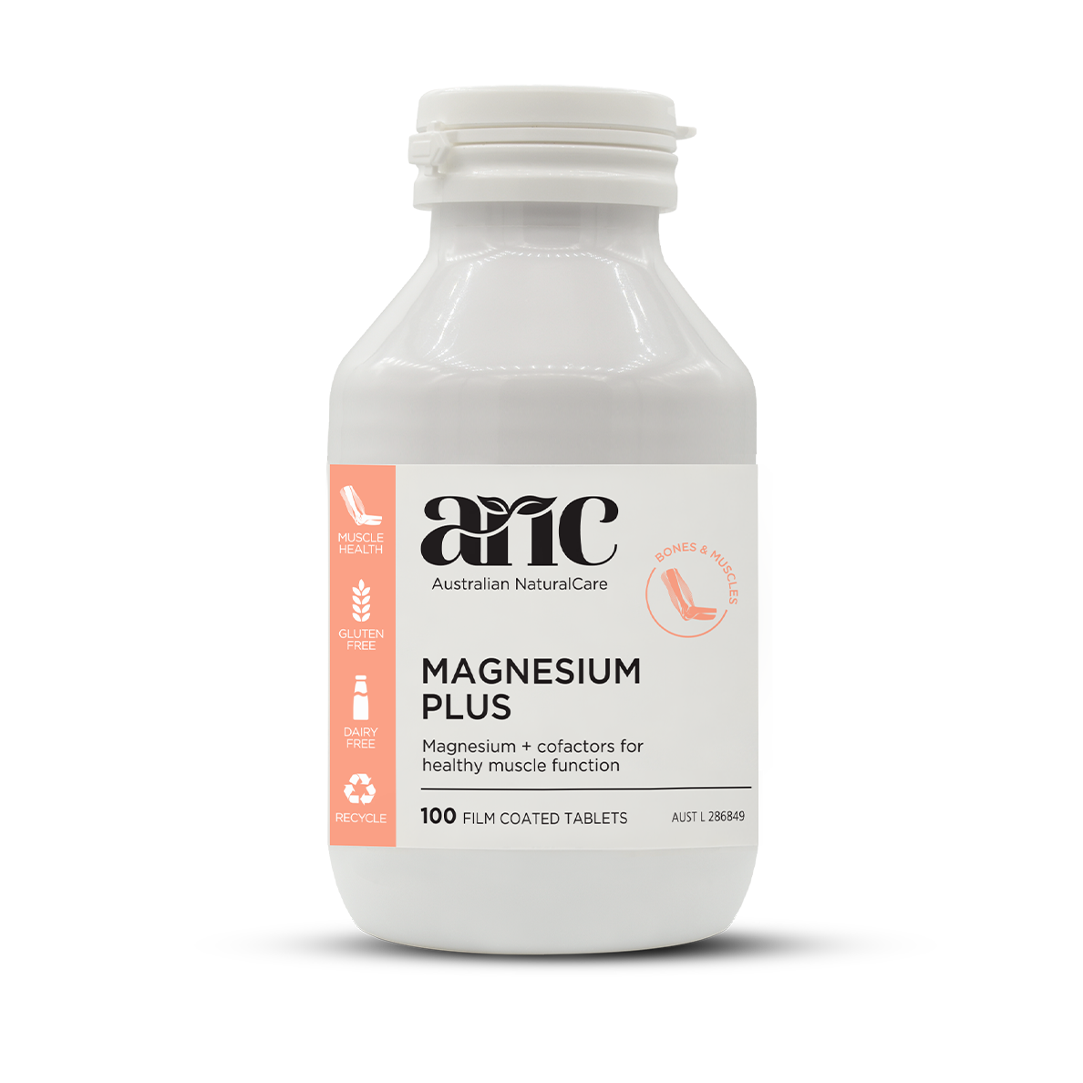 Australian Natural Care Magnesium Plus Supplement - Supports Muscle Relaxation, Sleep & Stress Relief - Ideal for Athletes, Fitness Enthusiasts & Busy Professionals