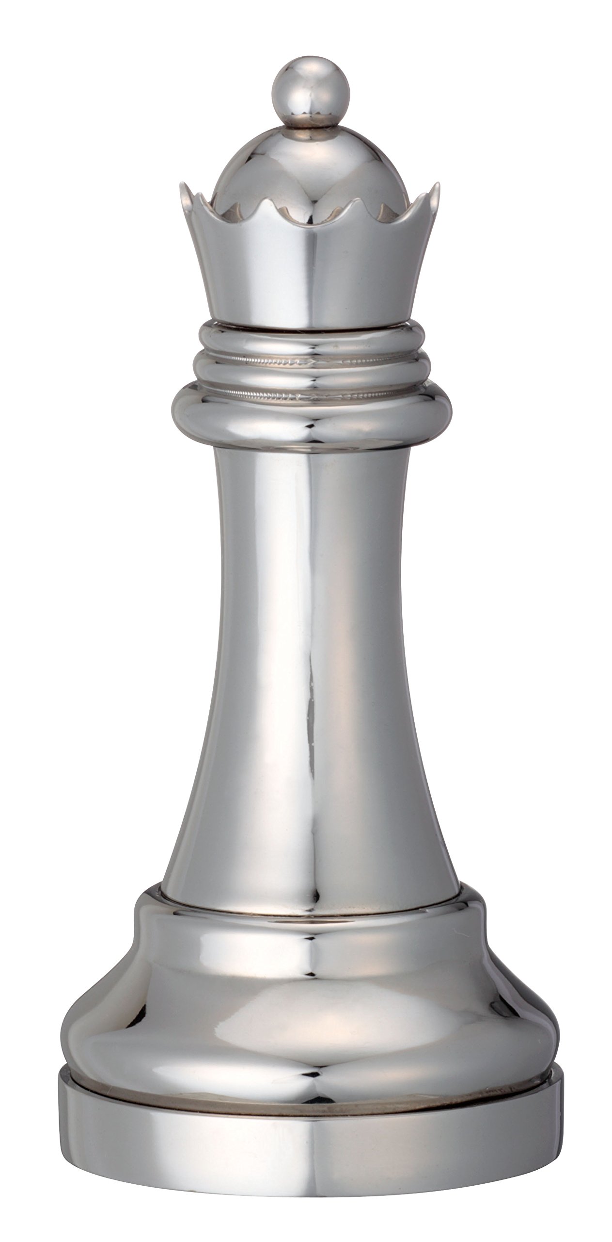 Eureka Hanayama Cast Chess Silver Queen Puzzle - 473685 - Brain Teaser for Adults & Kids - Perfect for Gifts, Office Decor & Stress Relief