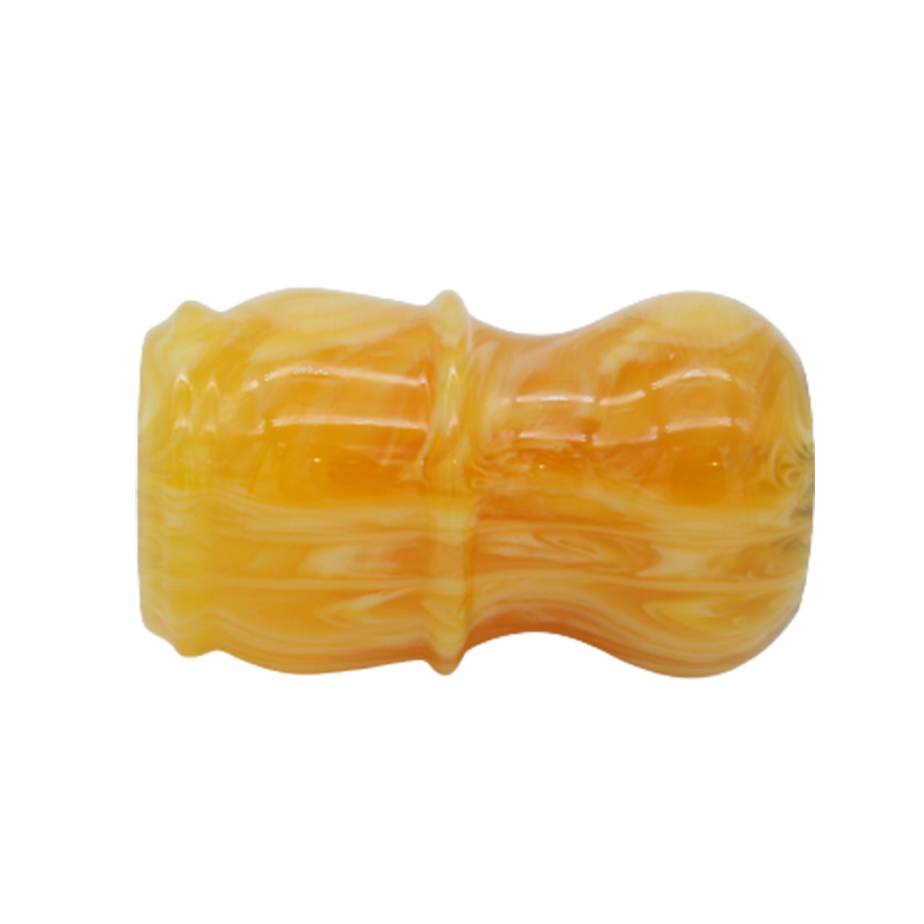 Premium Amber Handmade Shaving Brush Handle - Fits 24mm & 26mm Knots - Perfect for Wet Shaving & Grooming Gifts for Men