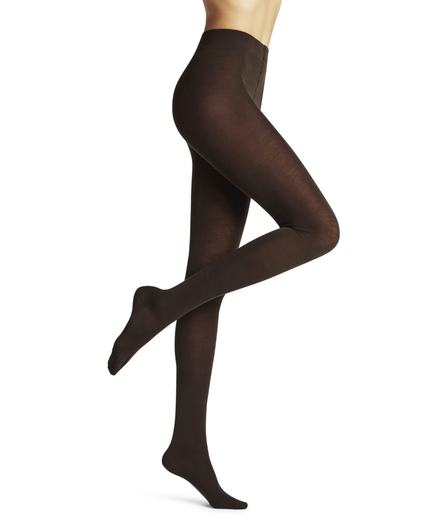 FALKE Women's Soft Merino Wool Tights - Thick Warm & Breathable Winter Leggings, Trendy Casual or Dress Stockings (1 Pair) - Perfect for Cold Weather, Office Wear & Outdoor Activities