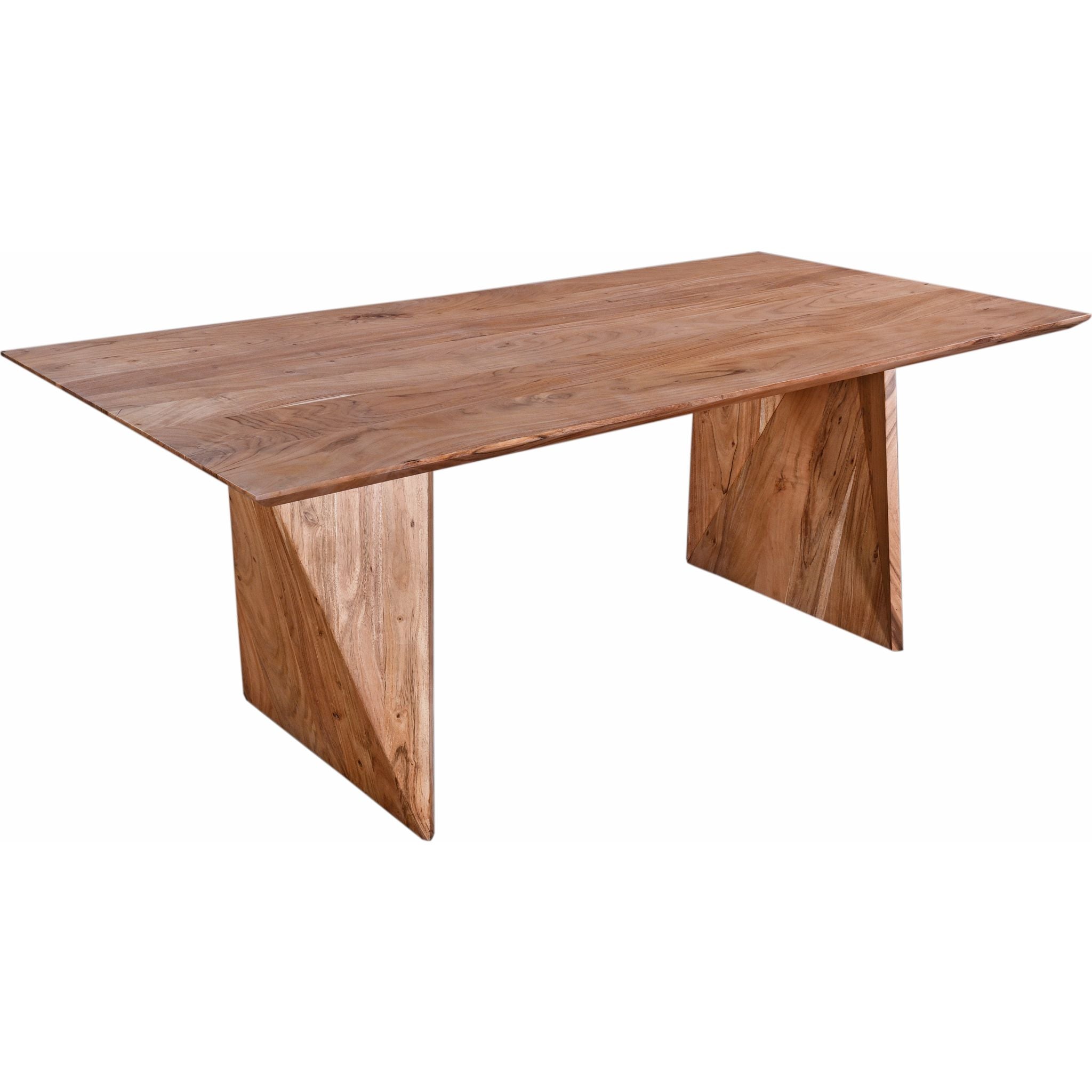 Anders Solid Wood Dining Table - Natural Finish - 1568570K - Perfect for Farmhouse, Rustic & Modern Dining Rooms
