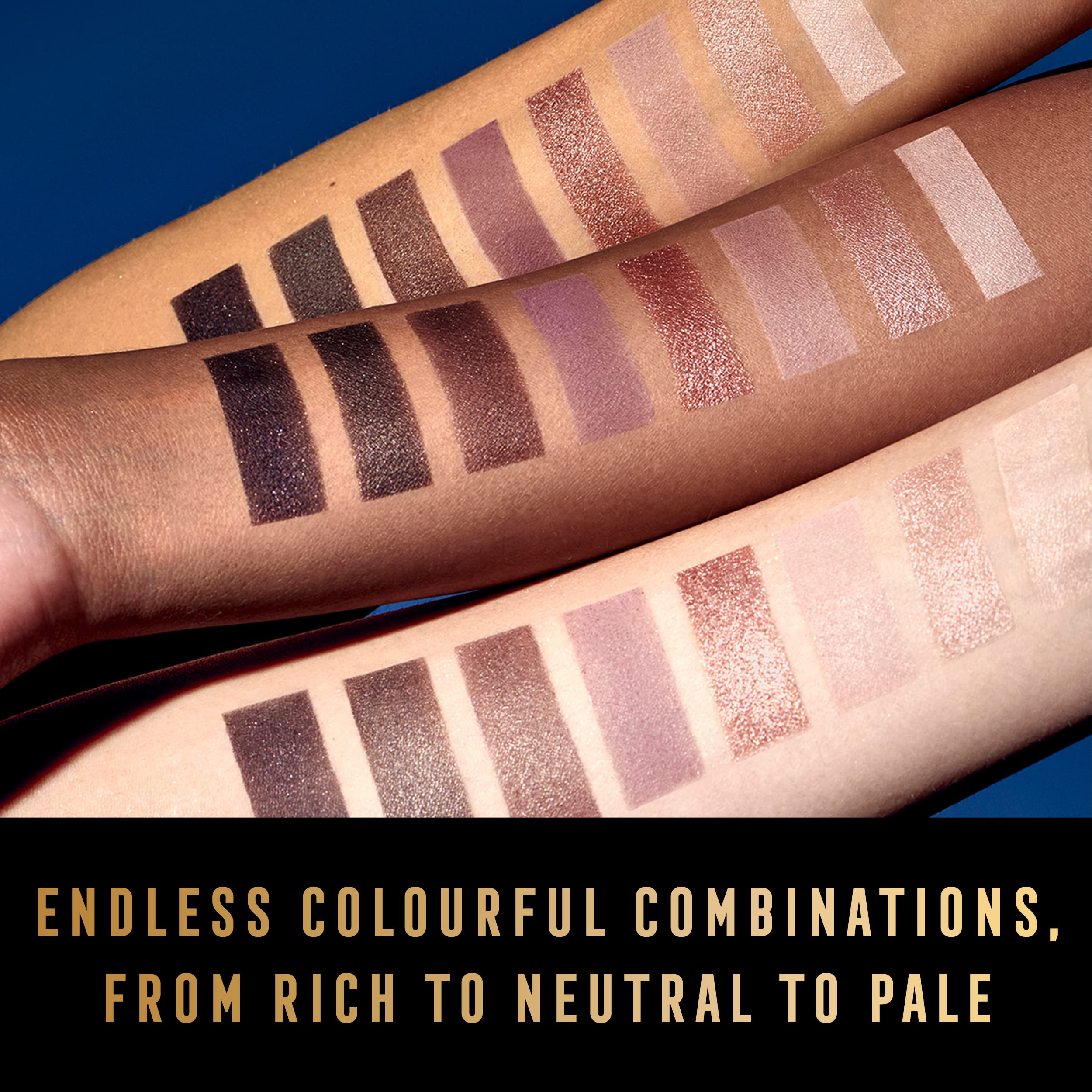 Max Factor Masterpiece Nude Palette - Rose Nudes Eyeshadow Kit for Contouring & Highlighting | Natural Makeup for Day & Night Looks | Perfect for Work, Date & Special Occasions